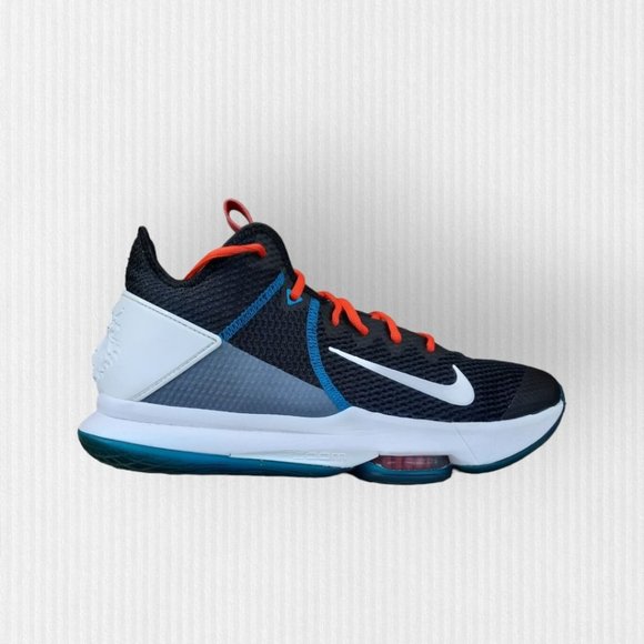 Nike Men's LeBron Witness 4 'Black Red Glass Blue' Size 12 Shoes/Sneakers BV7427 - Picture 1 of 12